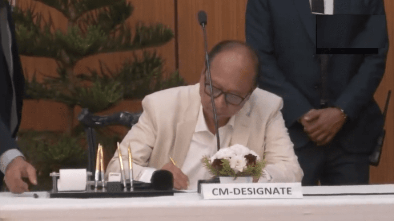 Manipur gets another BJP CM: Y Khemchand Singh sworn in after one year of President's rule